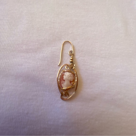 14k hand carved cameo hand made - Picture 6 of 8
